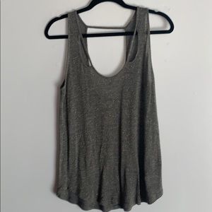 Sheer Grey Sparkly Top